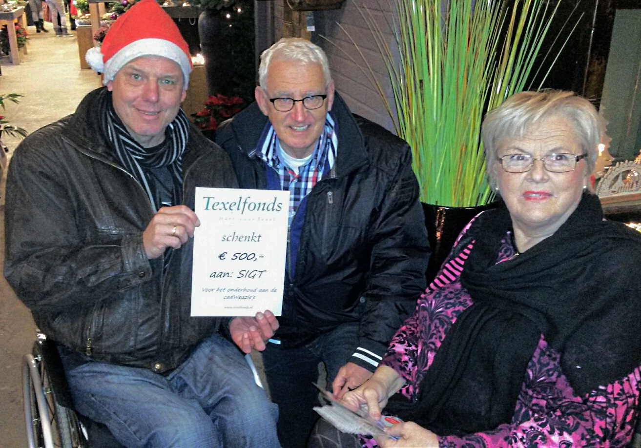 kerstmartkt en Texelfonds gift